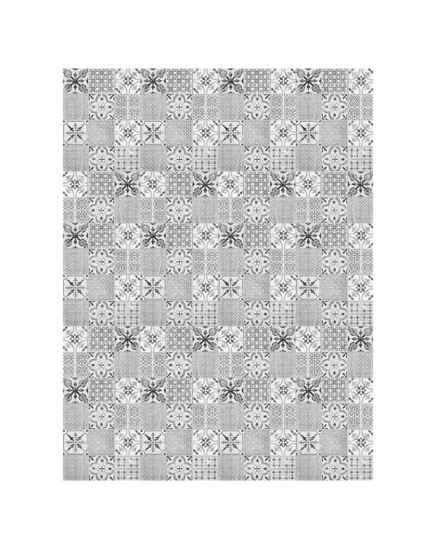 Tapis vinyle Vintage gris - 200x266 cm