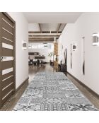 Tapis vinyle Vintage gris - 66x250 cm