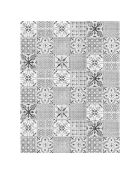 Tapis vinyle Vintage gris - 100x133 cm