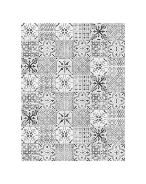 Tapis vinyle Vintage gris - 100x133 cm