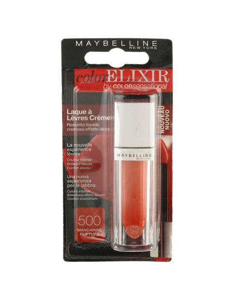 Rouge à lèvres Laque Color Elixir 500 mandarine