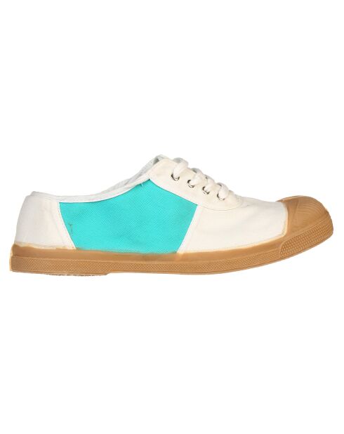 Tennis basses Old School lacets turquoise