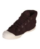 Tennis montantes Mid lacets aubergine