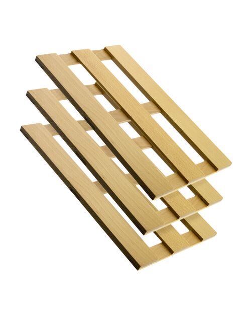 Weinkühler 8 Flaschen schwarz/Holz - 26x50,5x44 cm