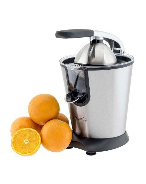 AGR80 elektrische Saftpresse aus Stahl/Schwarz - 160W