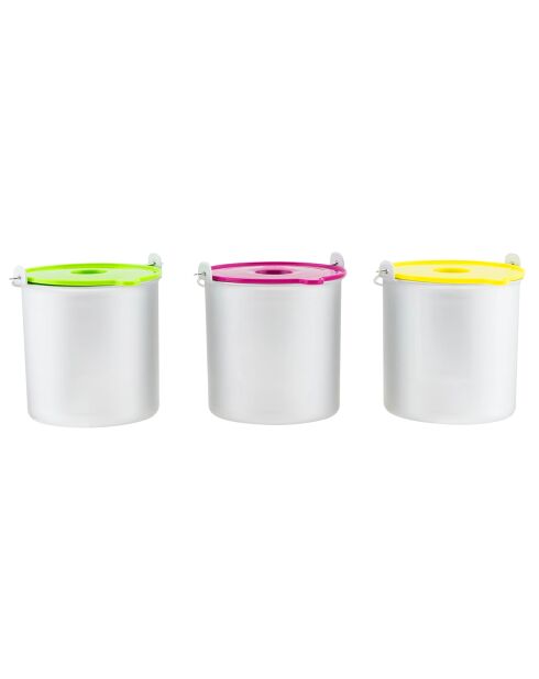 3 Bols pour turbine HF180 multicolores