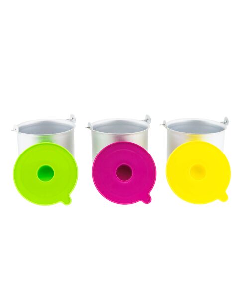 3 Bols pour turbine HF180 multicolores