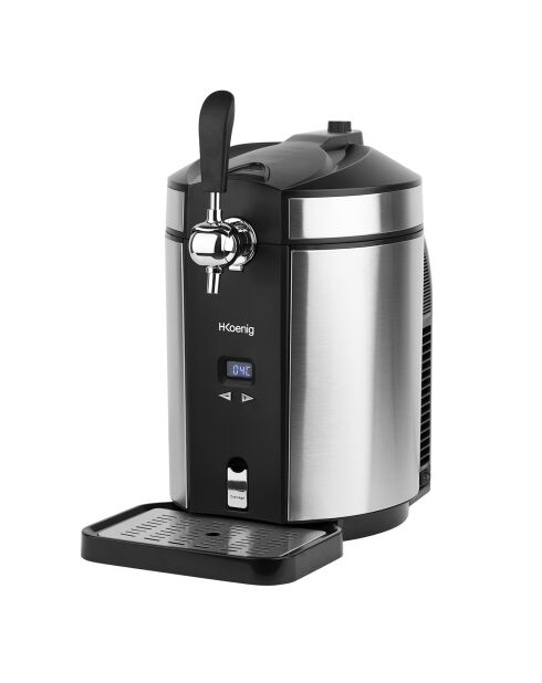 Bierpumpe LED-Bildschirm 5L BW1880 Stahl/Schwarz - 65W