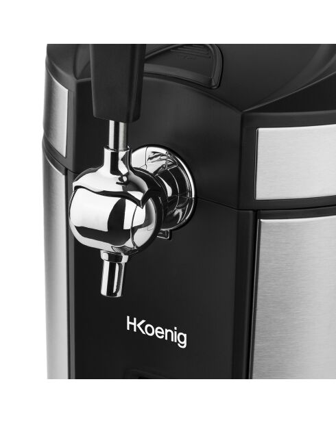 Bierpumpe LED-Bildschirm 5L BW1880 Stahl/Schwarz - 65W