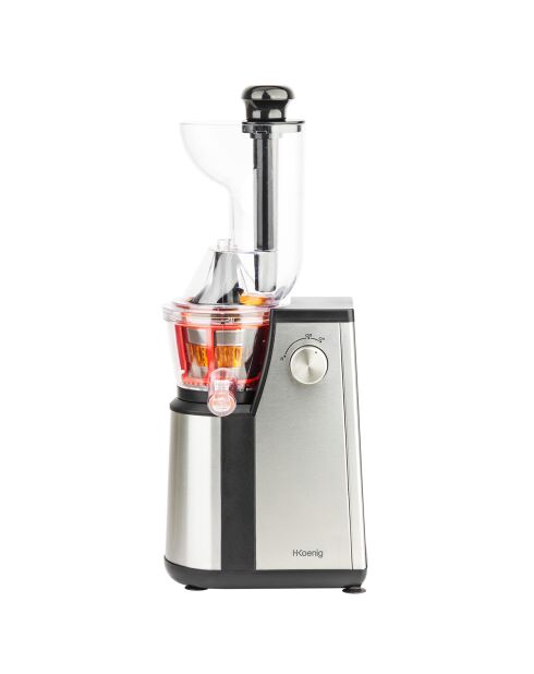 GSX18 Edelstahl/schwarz/transparenter vertikaler Saftpresse - 400W