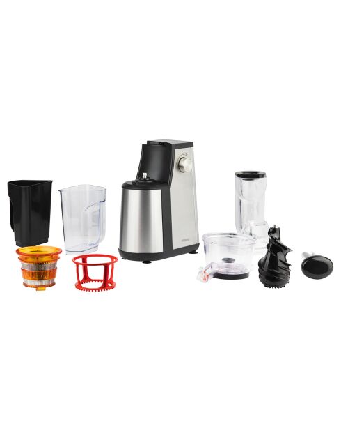 Extracteur de jus vertical GSX18 inox/noir/transparent - 400W