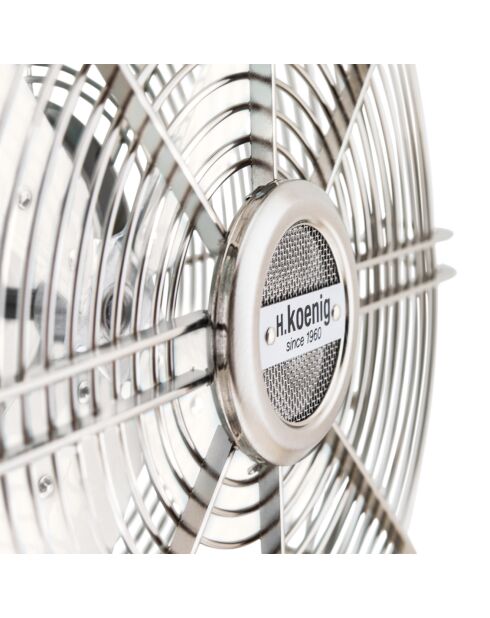 JOE50 Design stille ventilator van wit/metaal - D.25 cm