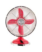 Ventilateur silencieux JOE50 Design rouge/métal - D.25 cm