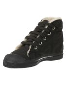 Tennis montantes Mid Fourrées lacets gris foncé