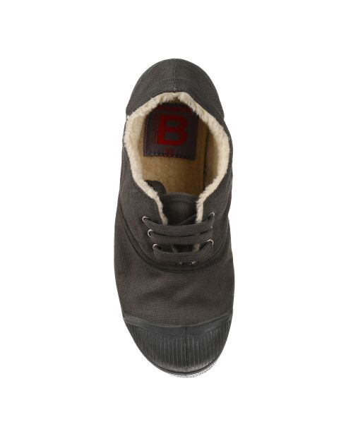 Tennis basses Lacet Fourrées grises