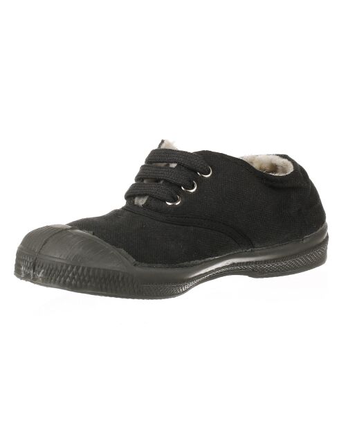 Tennis basses Fourrées lacets grises