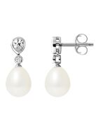 Boucles d'oreilles Mila Argent Perles d'Eau Douce blanches