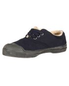 Tennis basses Lacet Fourrées lacets marine