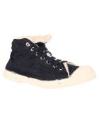 Tennis montantes Mid Fourrées lacets marine