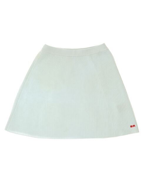 Jupe maille en 100% Laine vert
