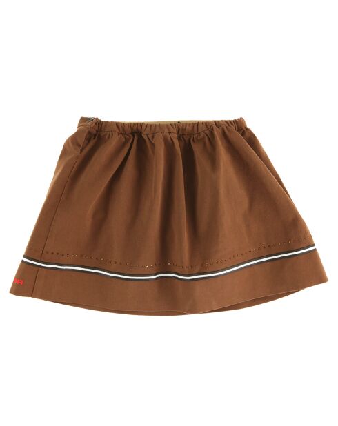 Jupe en Coton marron