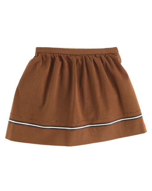 Jupe en Coton marron