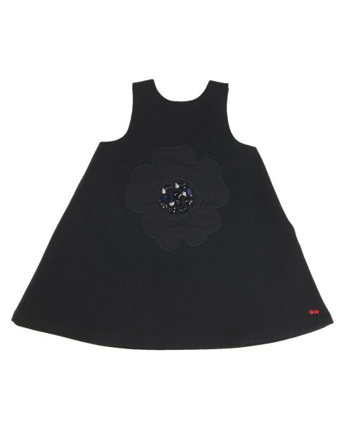 Robe Trapèze en Coton noir/kaki