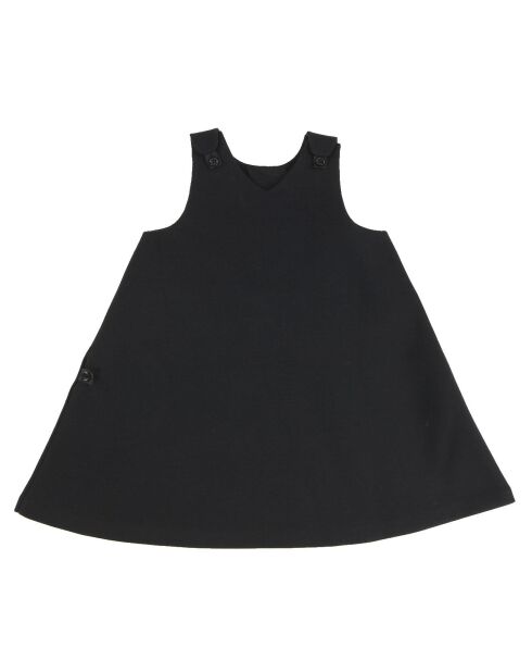 Robe Trapèze en Coton noir/kaki