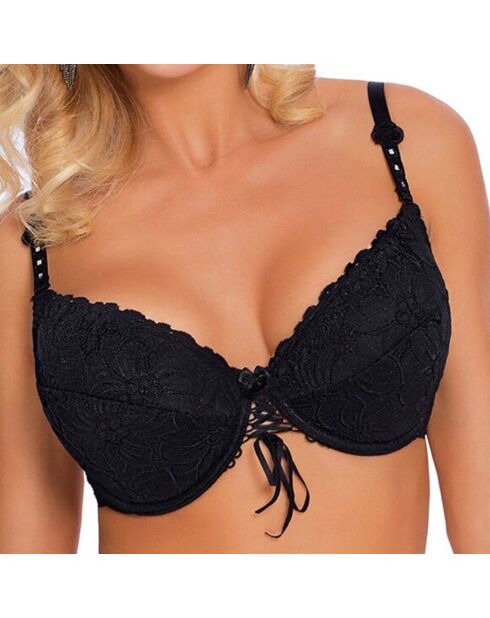 Damaris Push-Up-BH, schwarz