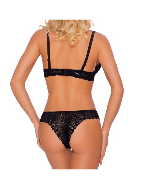 Damaris Push-Up-BH, schwarz