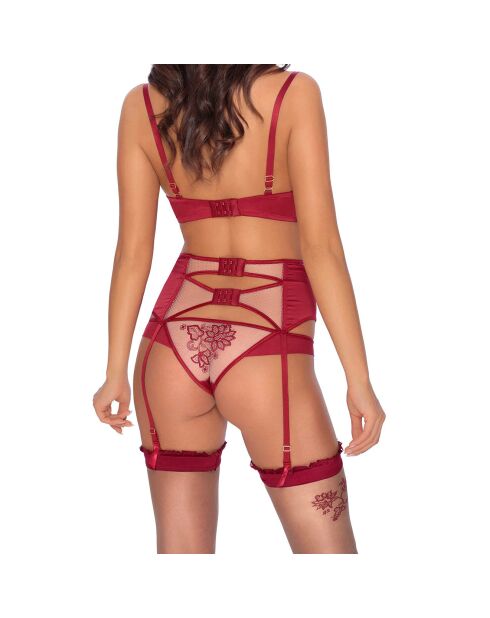 Soutien-gorge Mehendi bordeaux/beige