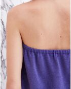 Bustier  en Coton & Cachemire campanule