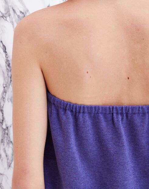 Bustier  en Coton & Cachemire campanule