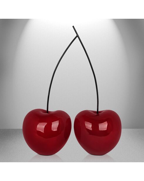 Sculpture Pop Art rouge - 65x52x22 cm