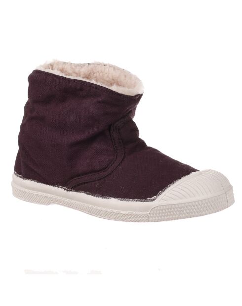 Lowboots Fourrées prune