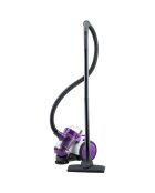 Zwart/paarse multicyclonische stofzuiger zonder zak - 1,5 liter