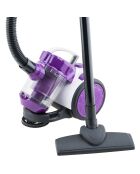 Zwart/paarse multicyclonische stofzuiger zonder zak - 1,5 liter