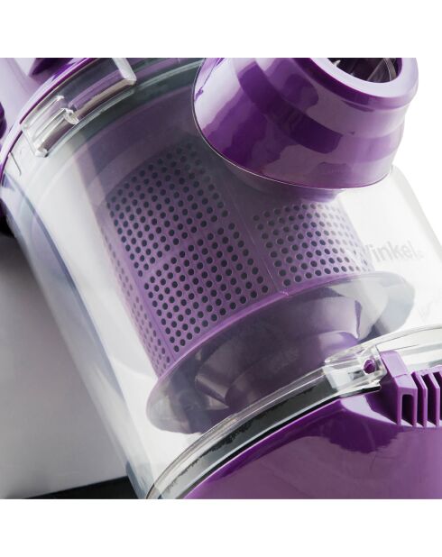 Zwart/paarse multicyclonische stofzuiger zonder zak - 1,5 liter