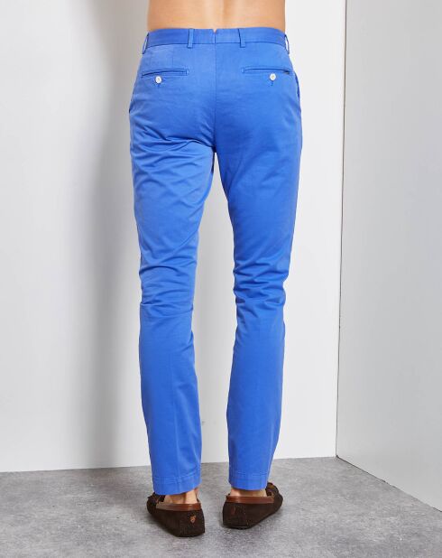 Pantalon Chino Slim Kensington bleu ciel