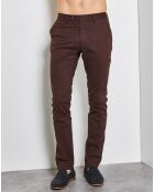 Pantalon Twill Stretch marron