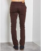 Pantalon Twill Stretch marron