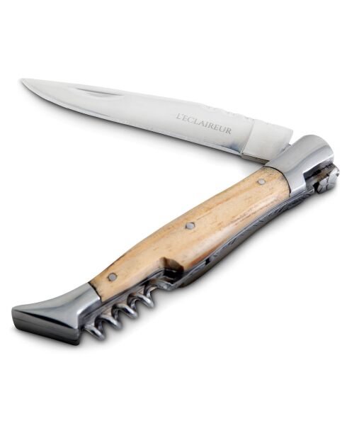 Couteau bois genévrier barman naturel - 21.2 cm