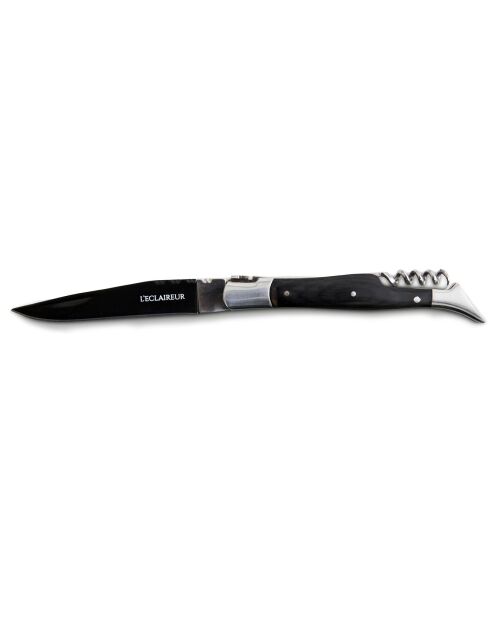 Couteau bois grenadille barman noir - 21.2 cm