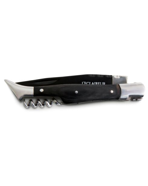 Couteau bois grenadille barman noir - 21.2 cm