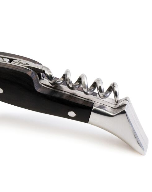 Couteau bois grenadille barman noir - 21.2 cm
