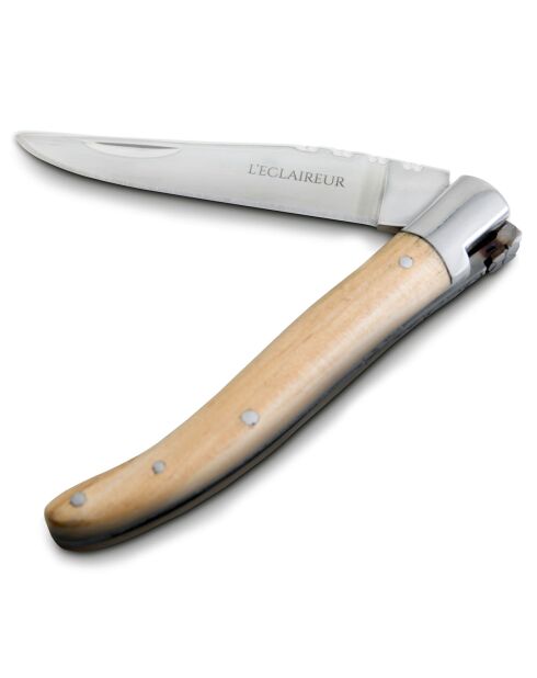 Couteau bois genévrier dandy naturel - 19.8 cm