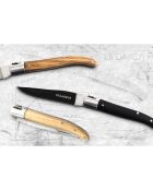 Couteau bois grenadille dandy noir - 19.8 cm
