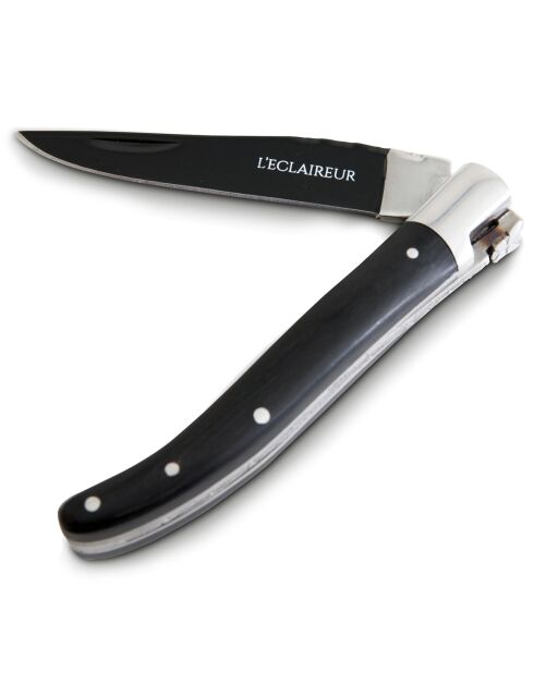 Couteau bois grenadille dandy noir - 19.8 cm