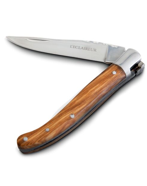 Couteau bois olivier dandy naturel - 19.8 cm