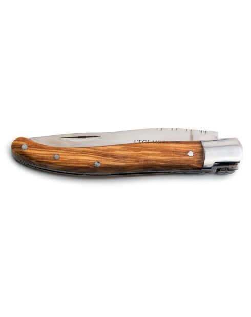 Couteau bois olivier dandy naturel - 19.8 cm